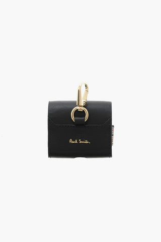 Leather Airpods Case with Multicolor Elastic Side Band