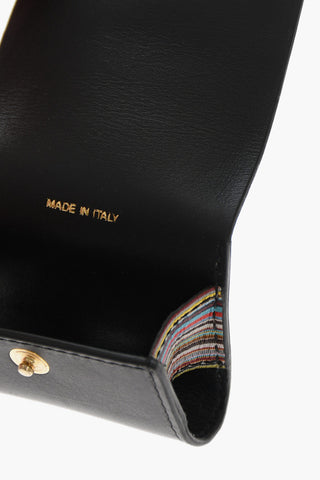 Leather Airpods Case with Multicolor Elastic Side Band
