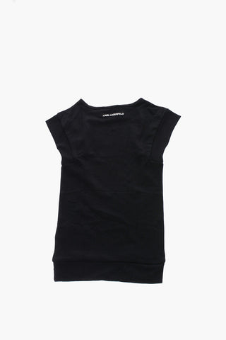 Choupette Printed Crew-neck Dress