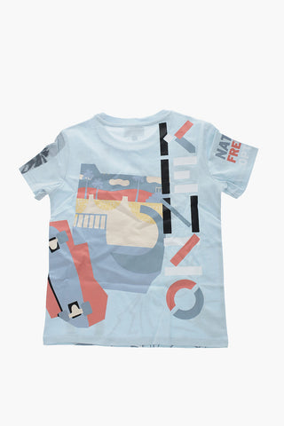 T-Shirt Girocollo Stampata