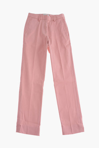 Pantaloni in Cotone Stretch a 4 Tasche 