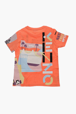 T-Shirt Girocollo Stampata