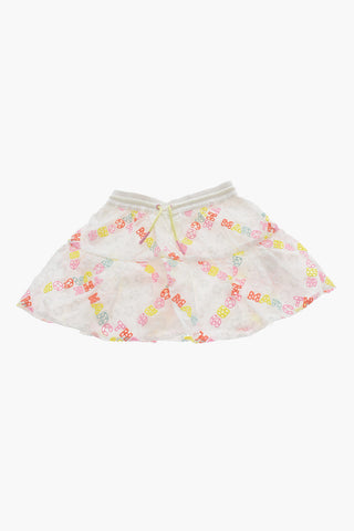 THE MARC JACOBS All-Over Logo Embroidered Skirt