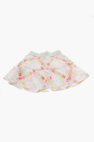 THE MARC JACOBS All-Over Logo Embroidered Skirt