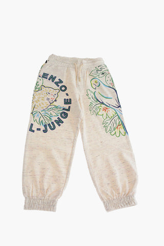 Joggers in Cotone Garzato Stampati