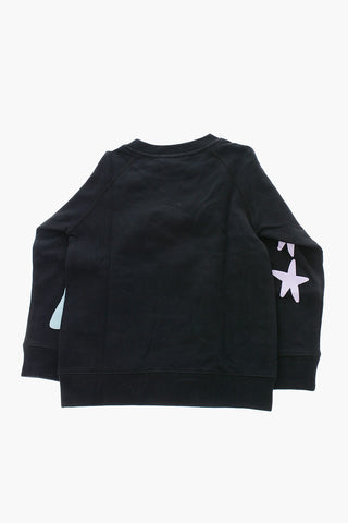Bedrucktes Sweatshirt aus Gebürsteter Baumwolle