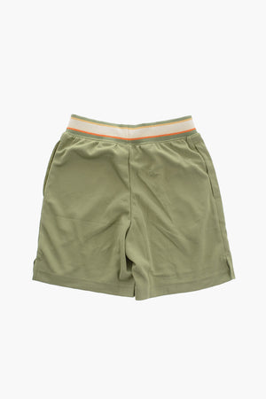 ALL STAR Perforated Fabric Shorts with 2 Pockets