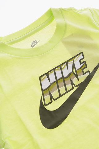 Crewneck T-Shirt with Printed Logo