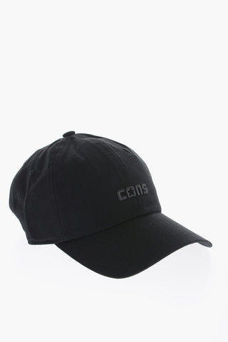Cappello da Baseball In Tinta Unita con Ricamo Frontale