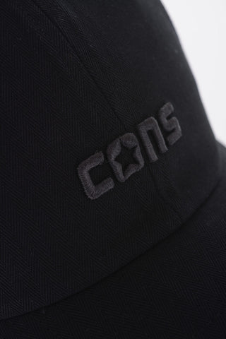 Cappello da Baseball In Tinta Unita con Ricamo Frontale