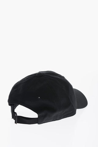 Cappello da Baseball In Tinta Unita con Ricamo Frontale