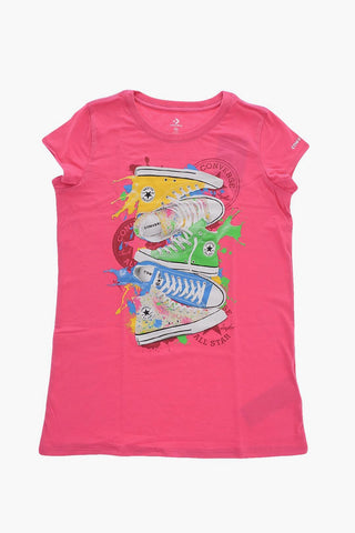 ALL STAR CHUCK TAYLOR T-shirt Girocollo Stampata