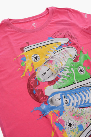 ALL STAR CHUCK TAYLOR T-shirt Girocollo Stampata