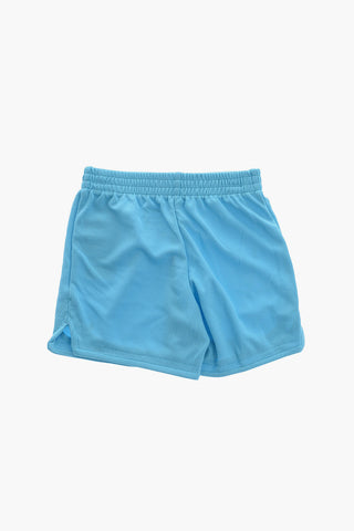 Set aus bedrucktem T-Shirt mit Rundhalsausschnitt und Mesh-Shorts