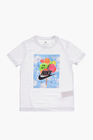 T-Shirt mit Rundhalsausschnitt und Ballon-Print