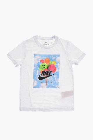 T-Shirt mit Rundhalsausschnitt und Ballon-Print