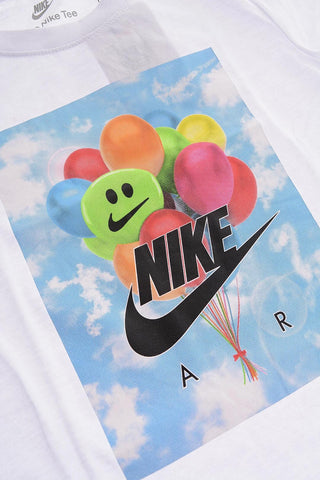 T-Shirt mit Rundhalsausschnitt und Ballon-Print