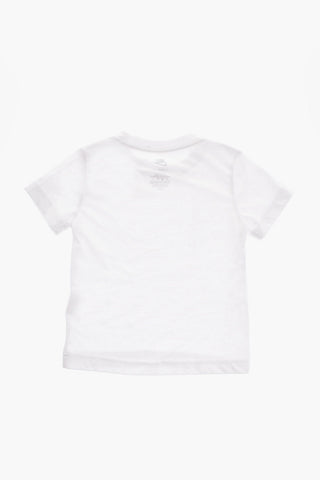 Drawstring Waist Shorts and Printed Crew-Neck T-shirt