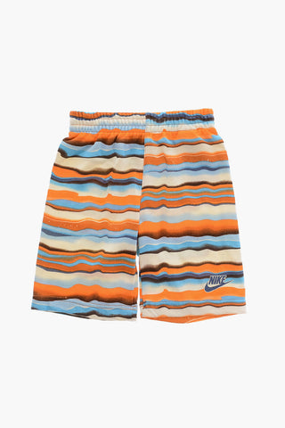 Crewneck T-Shirt and Striped Shorts Set