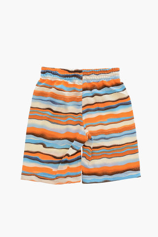 Set T-shirt  Girocollo e Shorts a Righe
