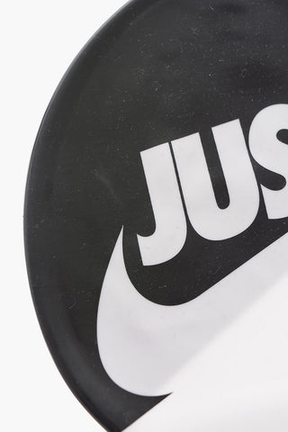 SWIM Two-Tone Silicone Pool Cap with Contrasting Print