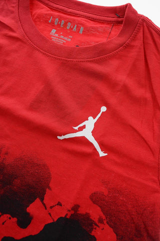 AIR JORDAN T-Shirt Girocollo Effetto Tie-Dye