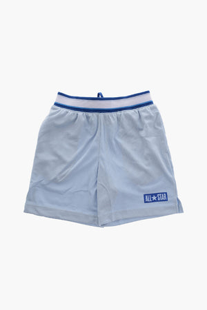 ALL STAR Perforated Fabric Shorts with 2 Pockets