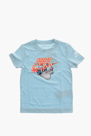 T-Shirt mit Rundhalsausschnitt und vorne gedrucktem Logo