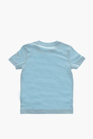 T-Shirt mit Rundhalsausschnitt und vorne gedrucktem Logo