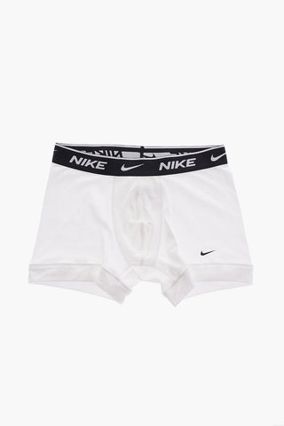 Contrasting Logoed Drawstring Waist 2 Pairs Of Boxers Set