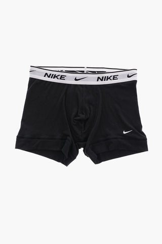 Contrasting Logoed Drawstring Waist 2 Pairs Of Boxers Set