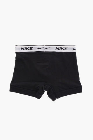 Contrasting Logoed Drawstring Waist 2 Pairs Of Boxers Set