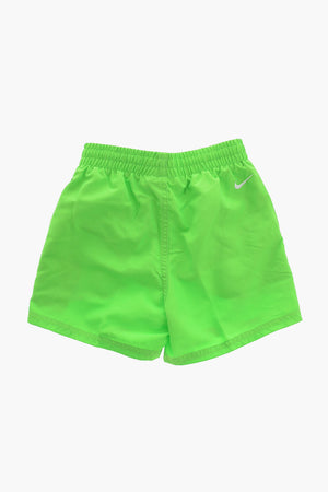 SWIM Einfarbige Boxer-Badehose mit bedrucktem Logo