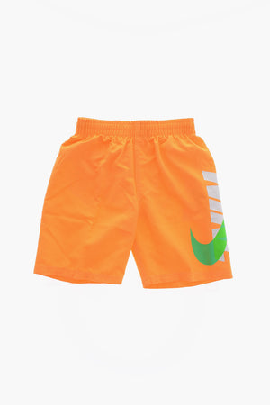 SWIM Boxer-Badehose mit seitlich bedrucktem Logo