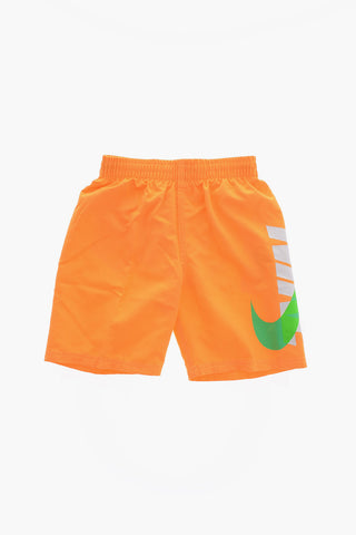 SWIM Boxer-Badehose mit seitlich bedrucktem Logo