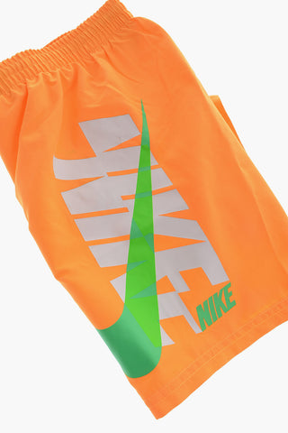 SWIM Boxer-Badehose mit seitlich bedrucktem Logo