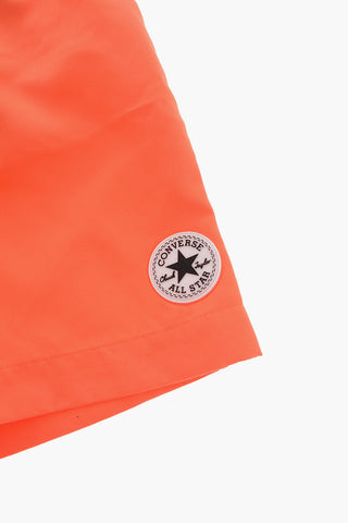 ALL STAR CHUCK TAYLOR Costume da Bagno Boxer in Tinta Unita con Elastico in Vita