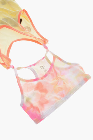 ALL STAR CHUCK TAYLOR Mesh Tank Top with Inner Crop Top