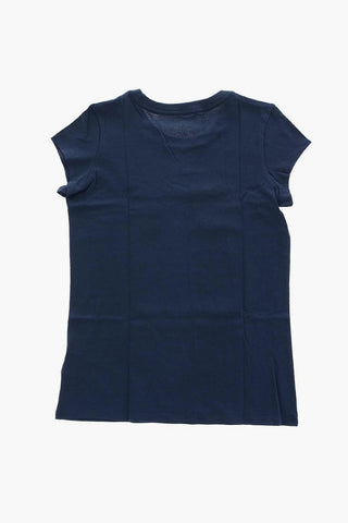 ALL STAR CHUCK TAYLOR T-shirt Girocollo con Stampa Glitter