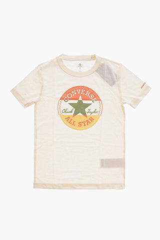 ALL STAR CHUCK TAYLOR Rundhals-T-Shirt mit Maxi-Logo bedruckt