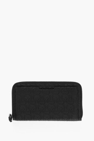 Portafoglio in Pelle con Logo all Over