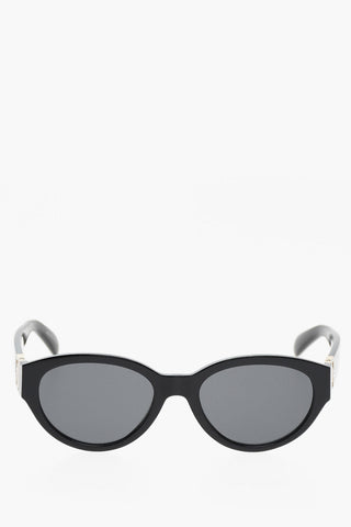 Solid Color Sunglasses with Monogram Details
