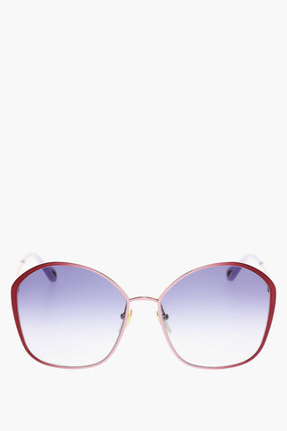 Sunglasses with Metal Frame and Gradient Lenses