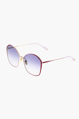 Sunglasses with Metal Frame and Gradient Lenses