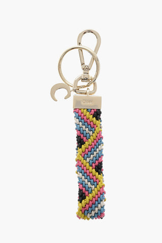 Multicolor Braided Leather KYN Keyring