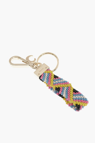 Multicolor Braided Leather KYN Keyring