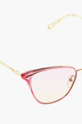 Occhiali da Sole Cat-Eye con Lenti Sfumate