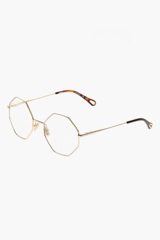 Optical Glasses POPPY With Round Lenses and Golden Effect Structure
