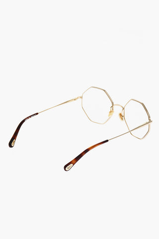 Optical Glasses POPPY With Round Lenses and Golden Effect Structure