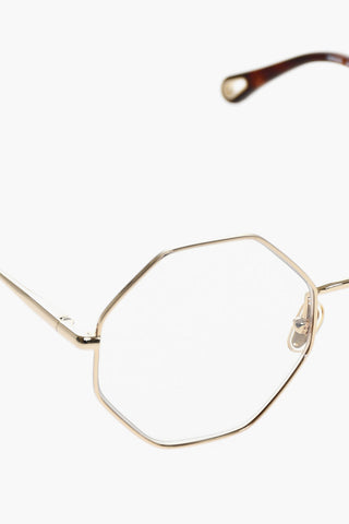 Optical Glasses POPPY With Round Lenses and Golden Effect Structure
